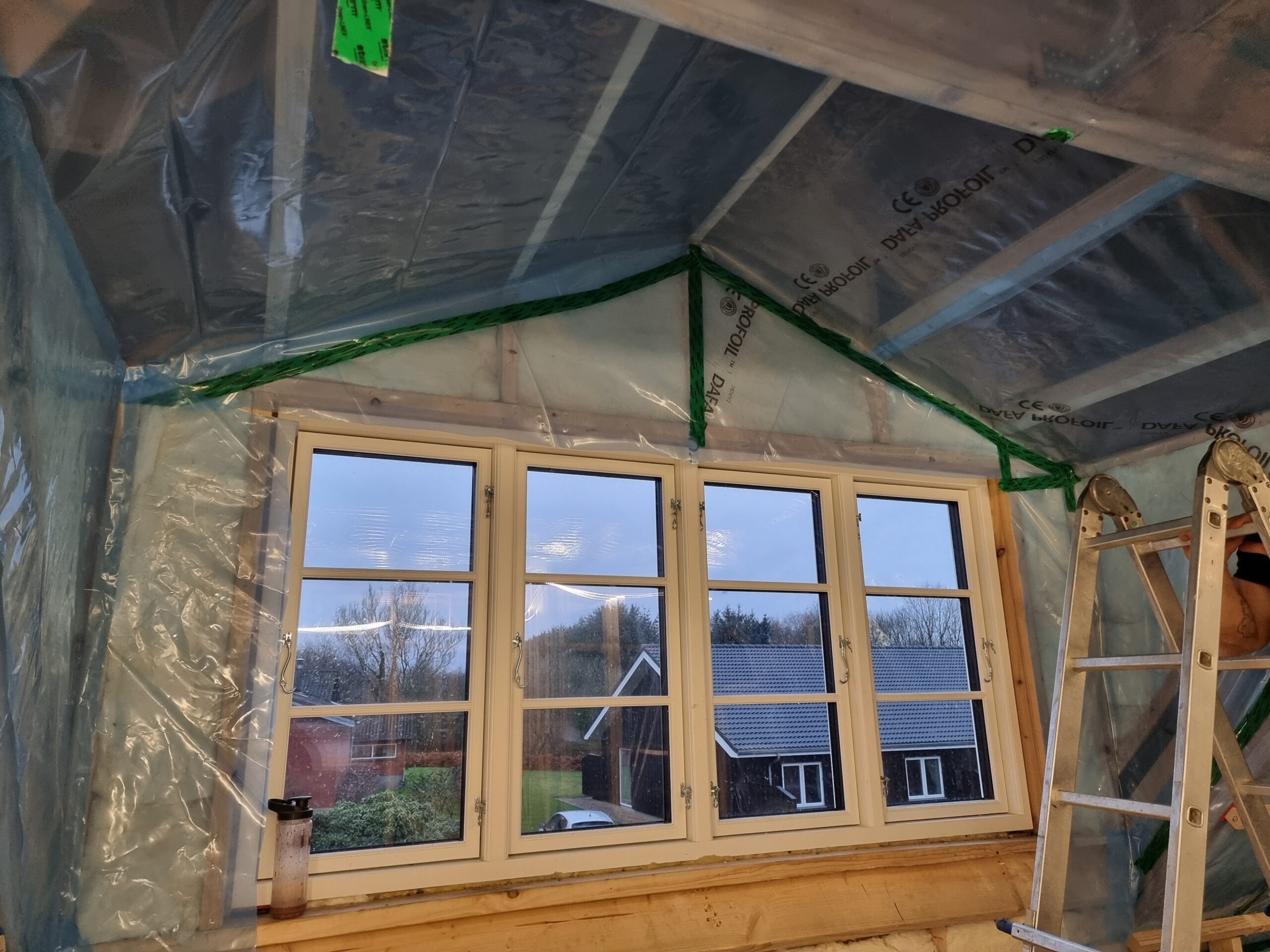 Træterrasse med ophævet niveau